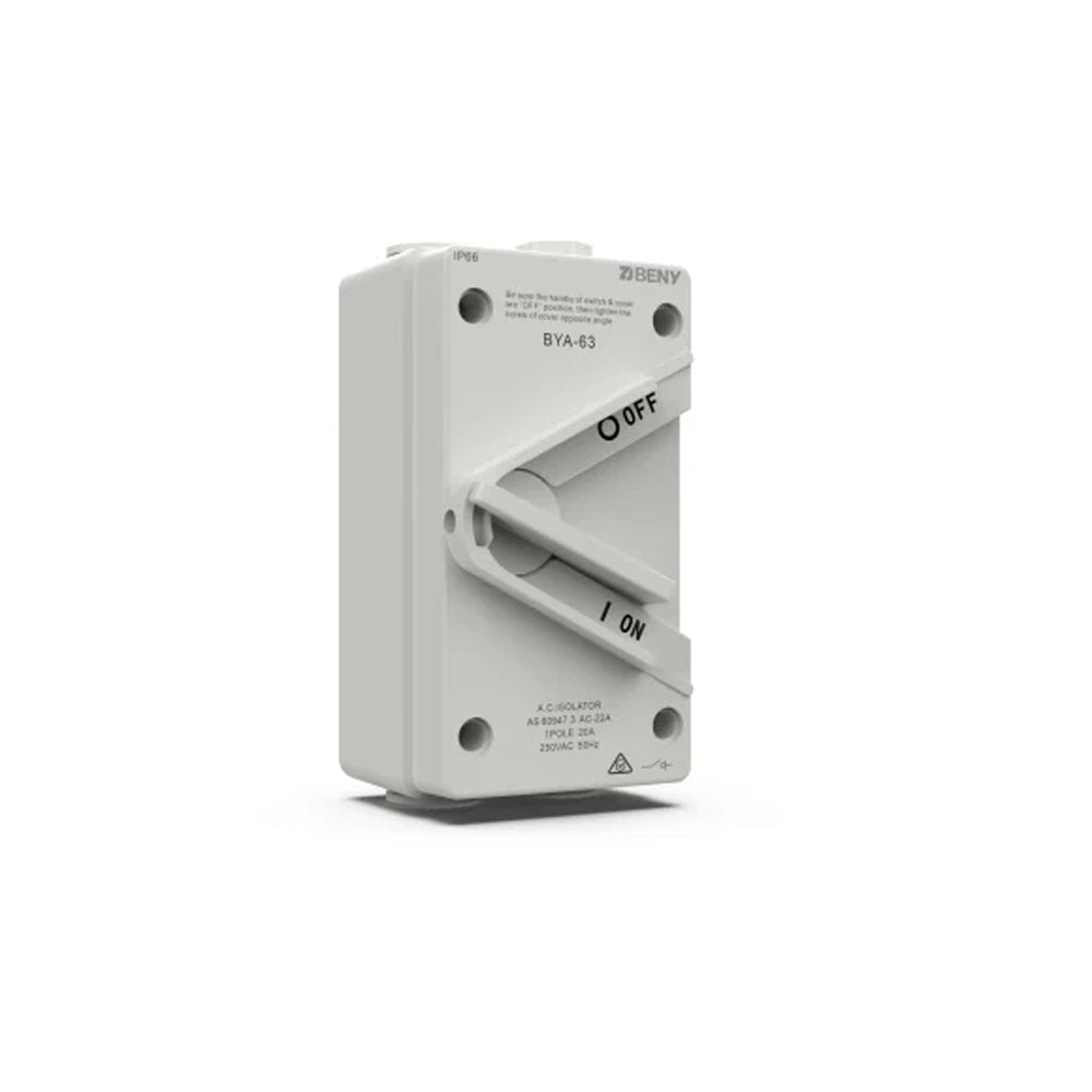 ZJ Beny AC Isolator 440V 63A 3P ZJBeny AC Isolator BYA-63-3P-250V-63A