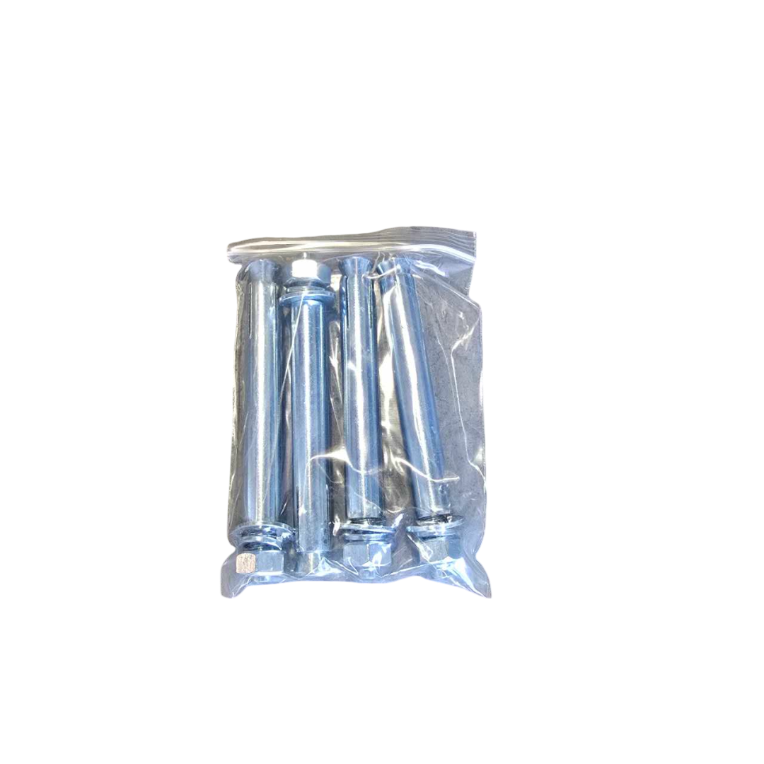 900mm x 76mm Surface Mounted White Bollard with 4 Bolts