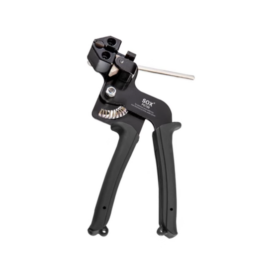 Stainless Steel Cable Tie Gun Automatic Tightener Adjustable Tension Cutter