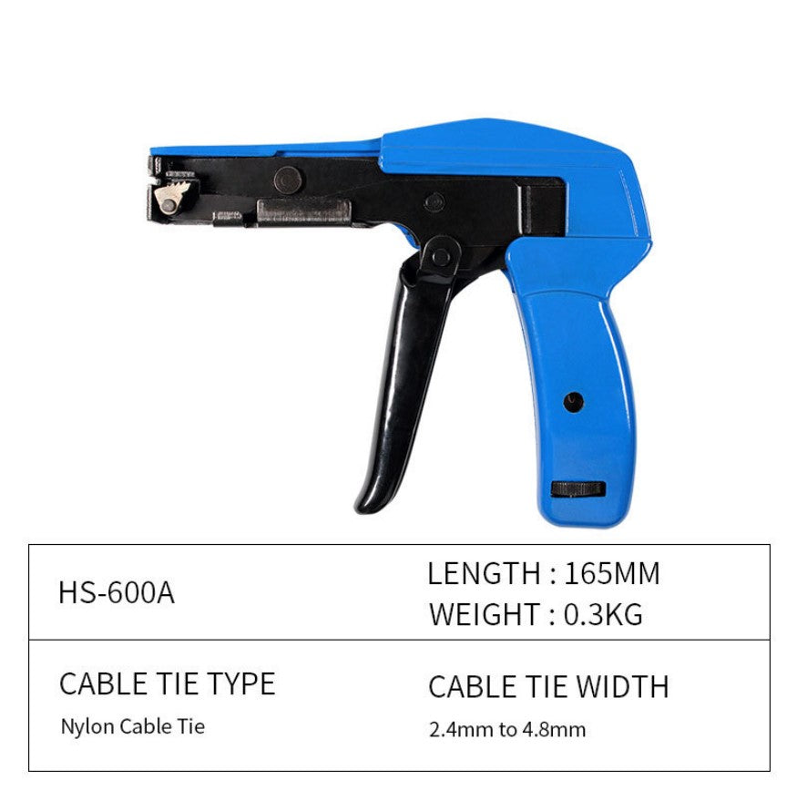 Nylon Cable Tie Gun Automatic Tightener Adjustable Tension Cutter