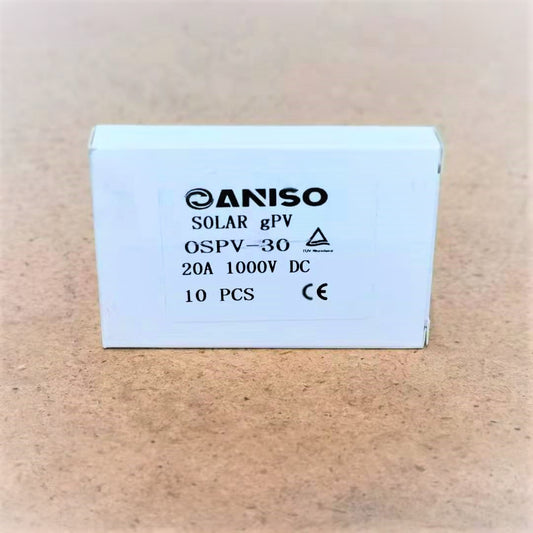 Oaniso Fuse 20a 10x38 - Pack of 10 Pcs