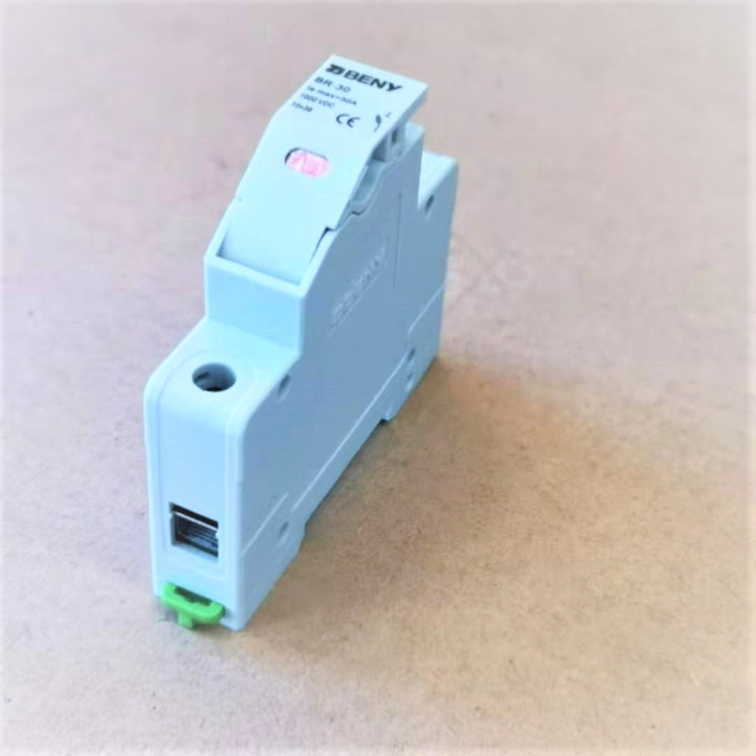 ZJ Beny ZJBeny Fuse Holder 1000V 30A BR-30 Single Fuse