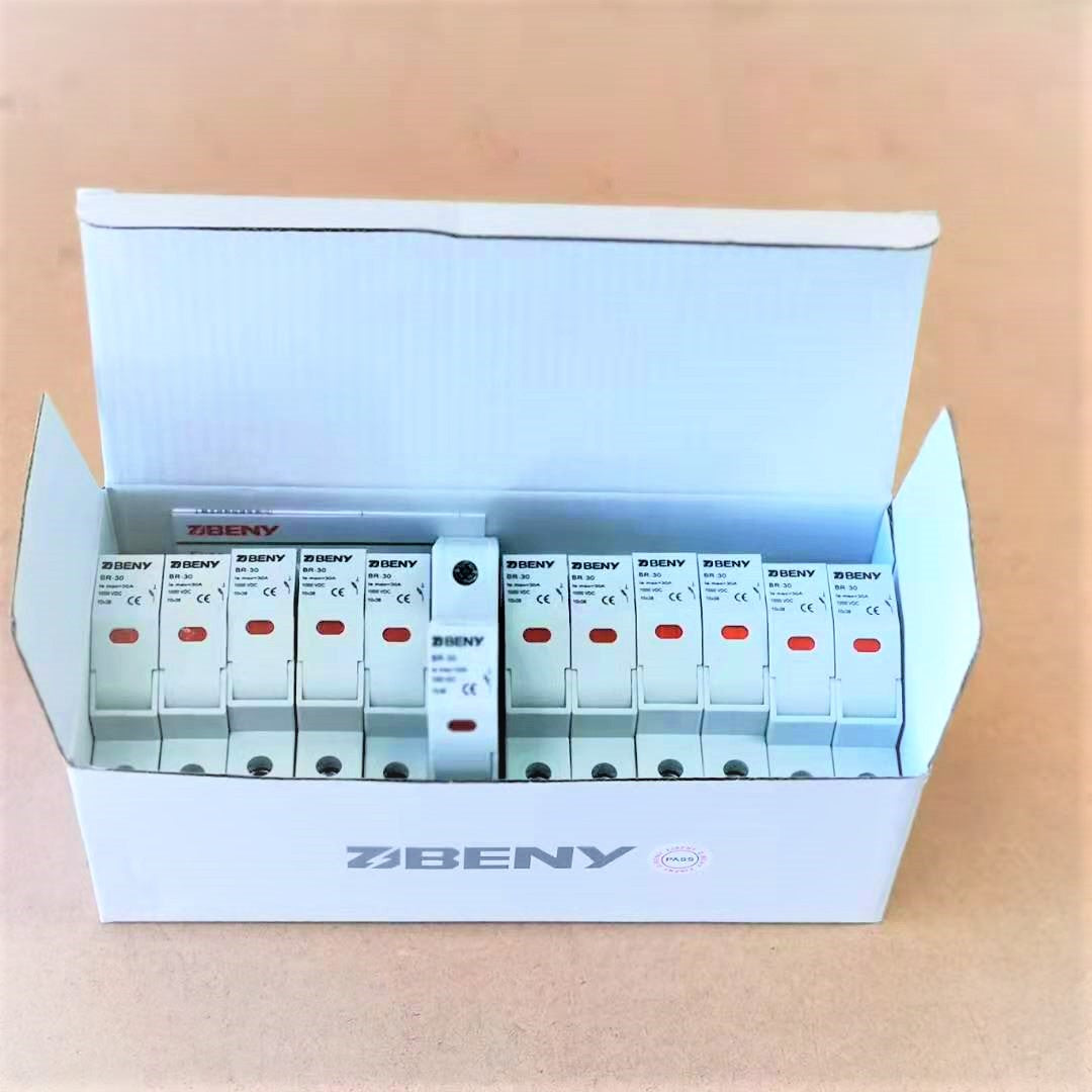 ZJ Beny ZJBeny Fuse Holder 1000V 30A BR-30 Single Fuse