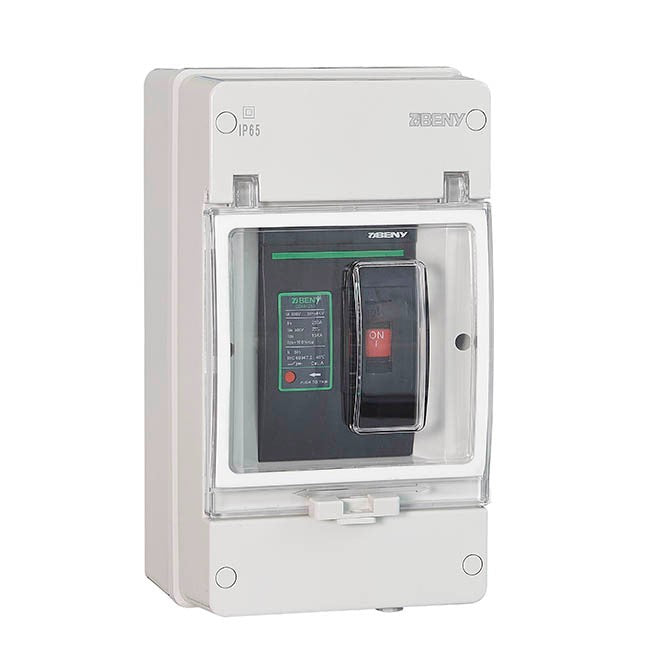 ZJ Beny DC Circuit Breaker 500V 2P ZJBeny Enclosure BDM-250 160A