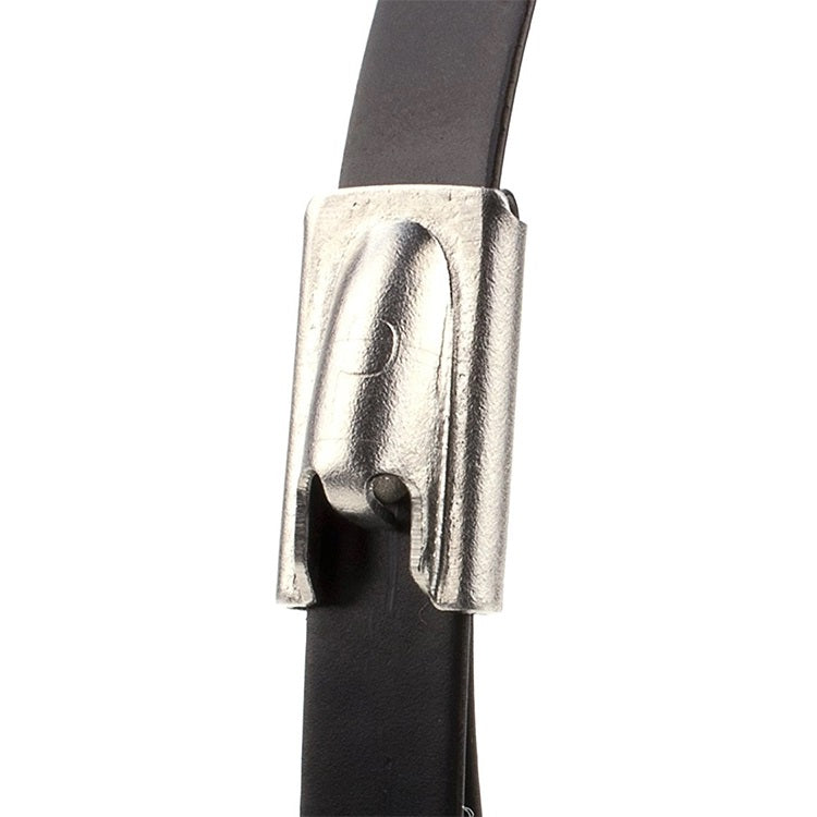 Solar Cable Ties Zip Ties 304 Stainless Steel Nylon Coated 360mm x 4.6mm - Pack of 100pcs