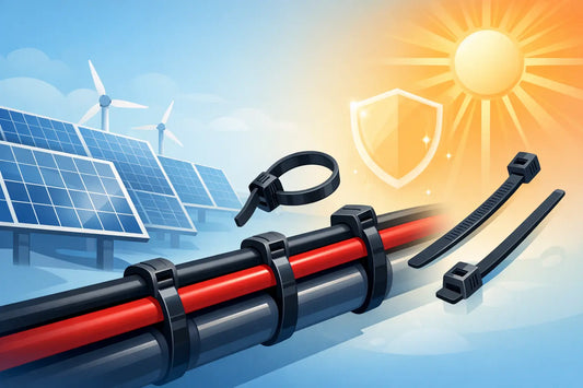 UV Resistant Solar Cable Ties for PV Work
