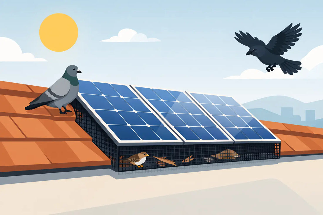 Bird Proofing Mesh That Works on Solar Panels