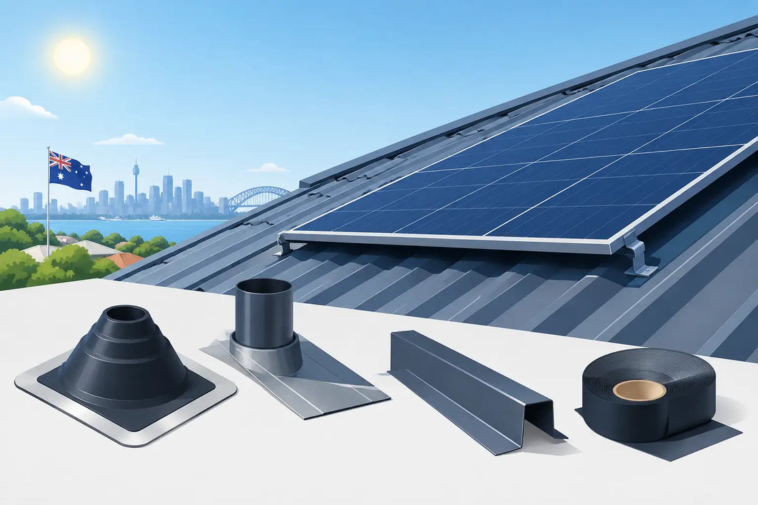 Best Solar Roof Flashing Products for AU Crews