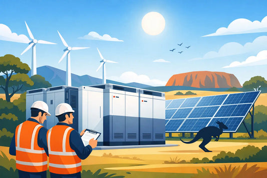 Hithium Battery Storage for Australian Solar Crews