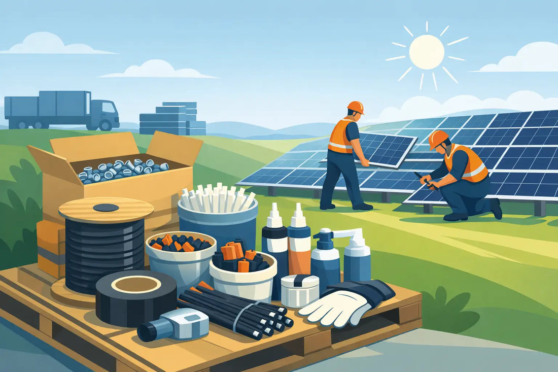 Bulk Solar Installation Consumables That Keep Crews Moving