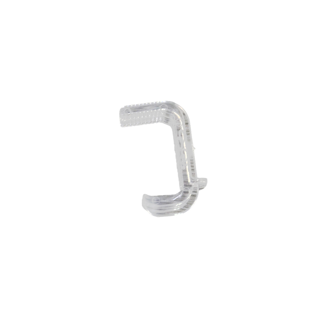 C Clips Bird Mesh Fasteners Clips 30mm in Clear - 50pcs