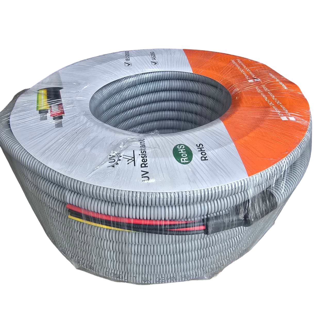 Pre-wired Conduit 2 x 4mm +Earth IEC62930 - Single Roll 30m