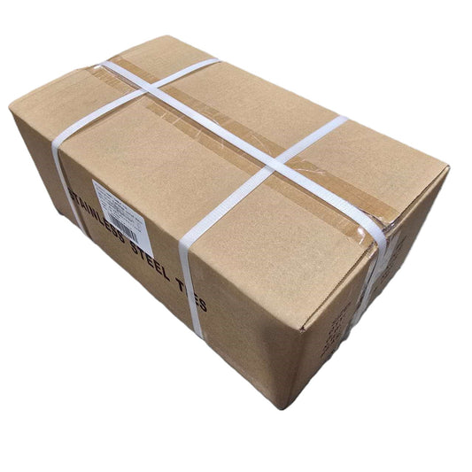 Solar Cable Ties Zip Ties 304 Stainless Steel Nylon Coated 300mm x 4.6mm - Full Carton of 5000pcs