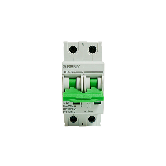 ZJ Beny DC Circuit Breaker BB1-63 600V 2P 32A