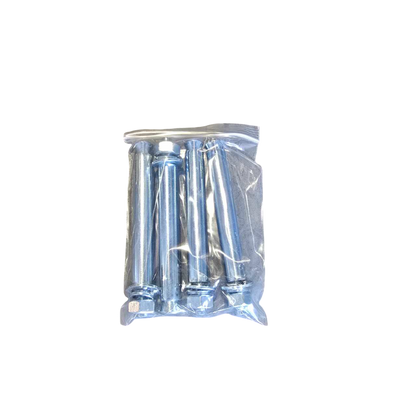 900mm x 76mm Surface Mounted White Bollard with 4 Bolts