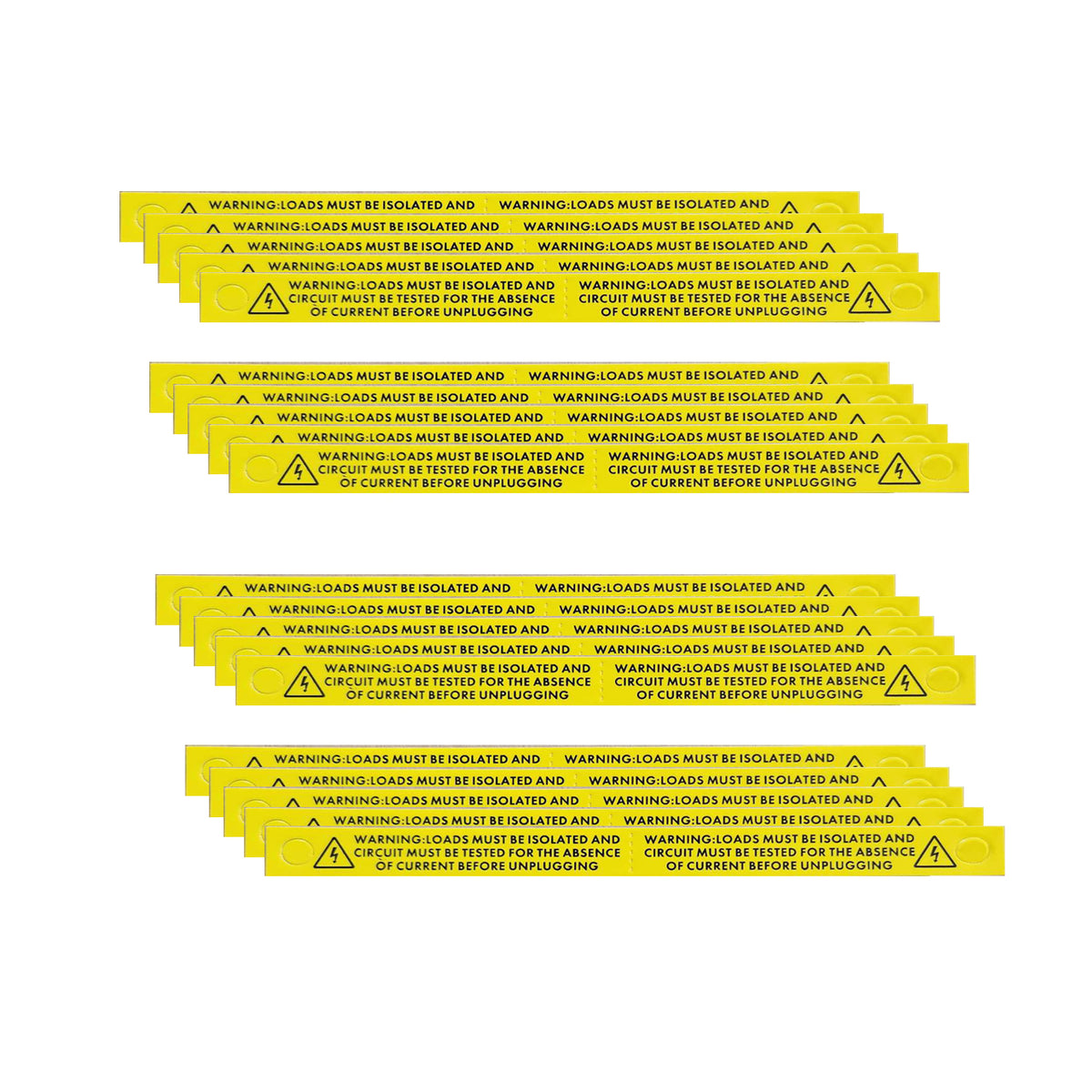 Engraved Solar Labels 21 pieces - Standard – Solar Products Supply
