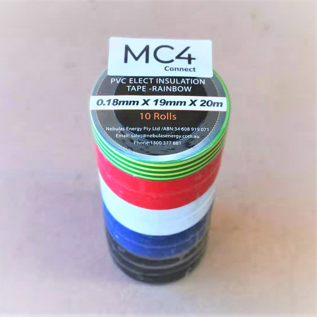 Electrical Insulation PVC Tape 19mm x 20M 0.18mm thickness – Solar ...